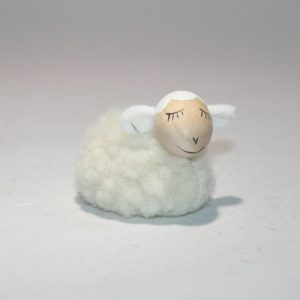 Lammas - pieni - luonnonvalkoinen